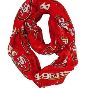 San Francisco 49ers Red Infinity Scarf